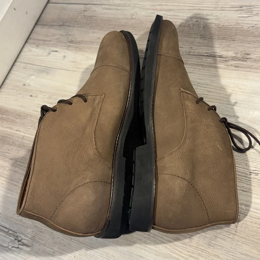 Marc Joseph Mens‎ Lenox Ave Brown Cap Toe Chukka Boots Shoes 12M